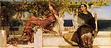 The Conversion Of Paula By Saint Jerome by Sir Lawrence Alma-Tadema